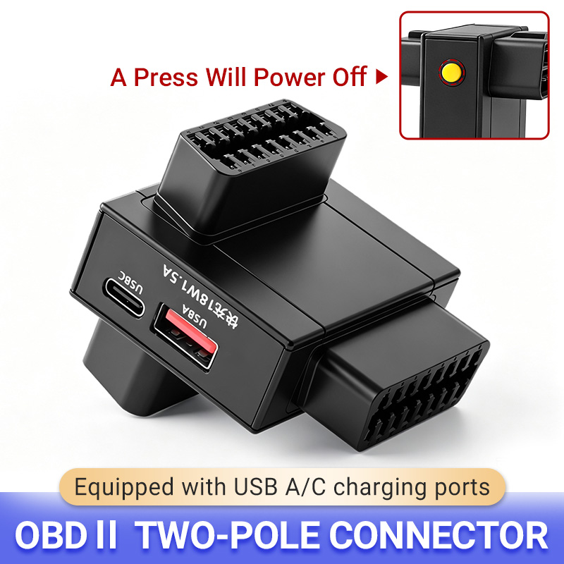 Usb C Cable - อะแดปเตอร์แยกสัญญาณ OBD2 แบบ 1 ออก 2