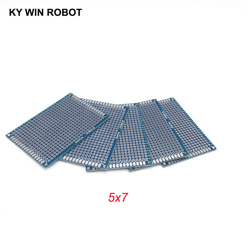 Pcb Prototyping Board - 5Pcs 5X7ซม.50X70มม.Double Side Prototype PCB Universal