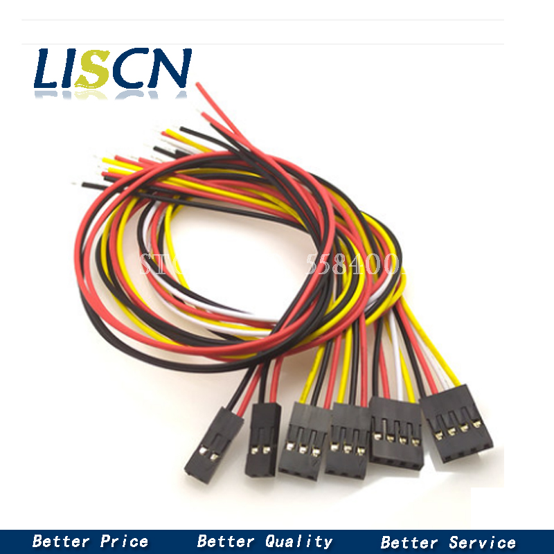 Jumper Wire Kit - 10ชิ้น30เซนติเมตรหัวเดียวดูปองท์สายเชื่อมต่อดูปองท์กับสายจัมเปอร์สายเคเบิล2.54มิลลิเมตรสนาม2/3/4/5/6/7/8/9/10พิน2P/3P/3P/4P/5P