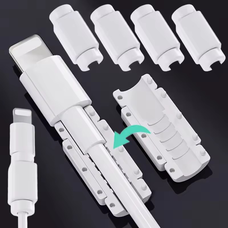 Micro Usb Cable - ปลอกป้องกันสายหัก ซิลิโคนนุ่ม สำหรับสายชาร์จ Apple Type C