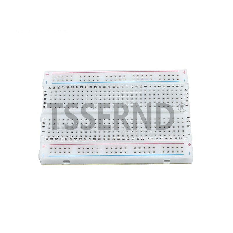Breadboard 400 Point - บอร์ดทดลองวงจร PCB แบบไม่ต้องบัดกรี 400 จุดเชื่อมต่อ บอร์ดทดลองอเนกประสงค์ขนาดเล็ก