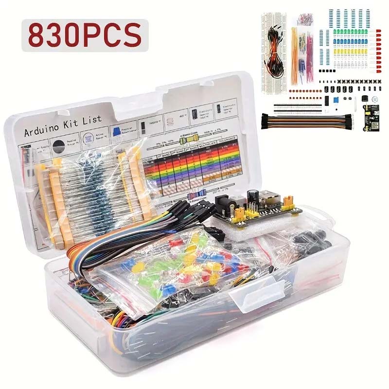 Breadboard 400 Point - 830 ชิ้น/กล่อง DIY Project Starter Kit