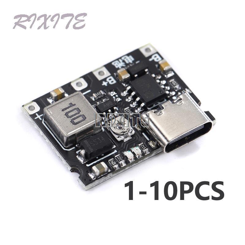 Li Ion Charger Module - 1-10ชิ้น18650ลิเธียมไอออน3.7V 4.2V บอร์ดชาร์จแบตเตอรี่ DC-DC เพิ่มโมดูล USB