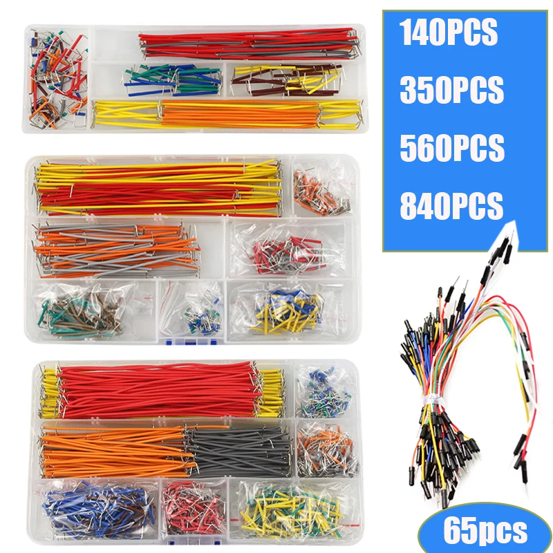 65/140/350/560/840 ชิ้น/กล่อง  - Breadboard 400 Point บทวิจารณ์และราคา