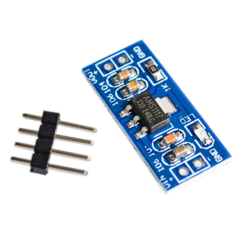 10 ชิ้น/ชุด โมดูลจ่ายไฟ AMS111 - Ams1117 Module บทวิจารณ์และราคา