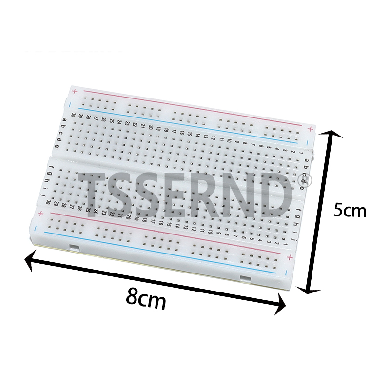 บอร์ดทดลองวงจร PCB แบบไม่ต้องบ - Breadboard 400 Point บทวิจารณ์และราคา