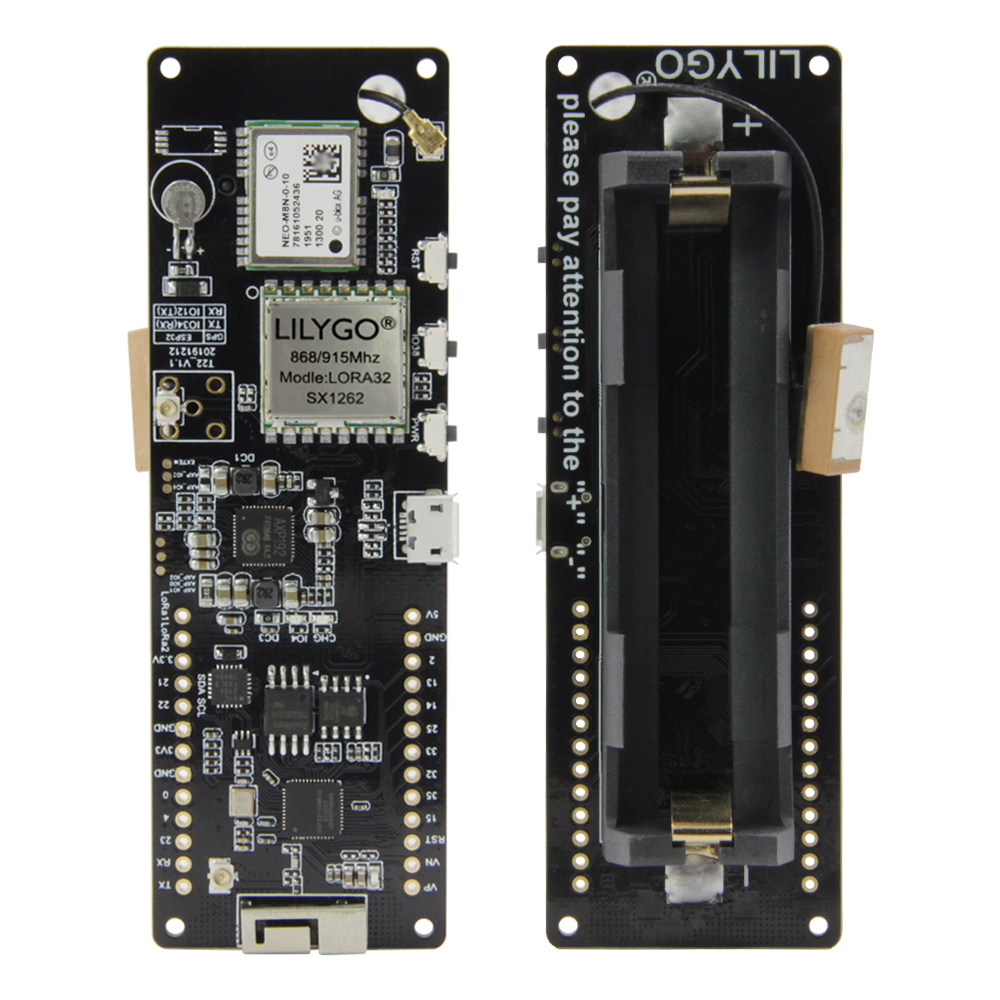 LILYGO T-BEAM V1.2 ESP32 LoRa  - Esp32 Battery Holder Lipo บทวิจารณ์และราคา