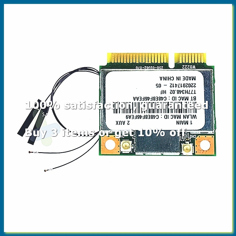 AR5B22 AR9462 การ์ดไวไฟ+ เสาอา - Antenna 2.4Ghz บทวิจารณ์และราคา