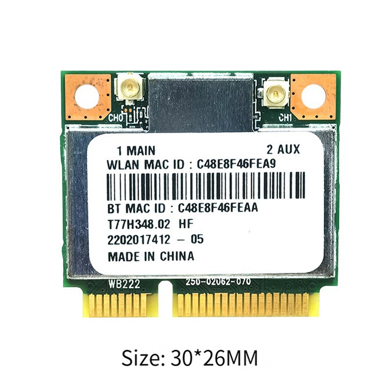 AR5B22 AR9462 การ์ดไวไฟ+ เสาอา - Antenna 2.4Ghz บทวิจารณ์และราคา