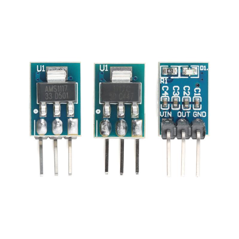 บอร์ดควบคุมแรงดันไฟฟ้าแบบเชิงเ - Ams1117 Module บทวิจารณ์และราคา
