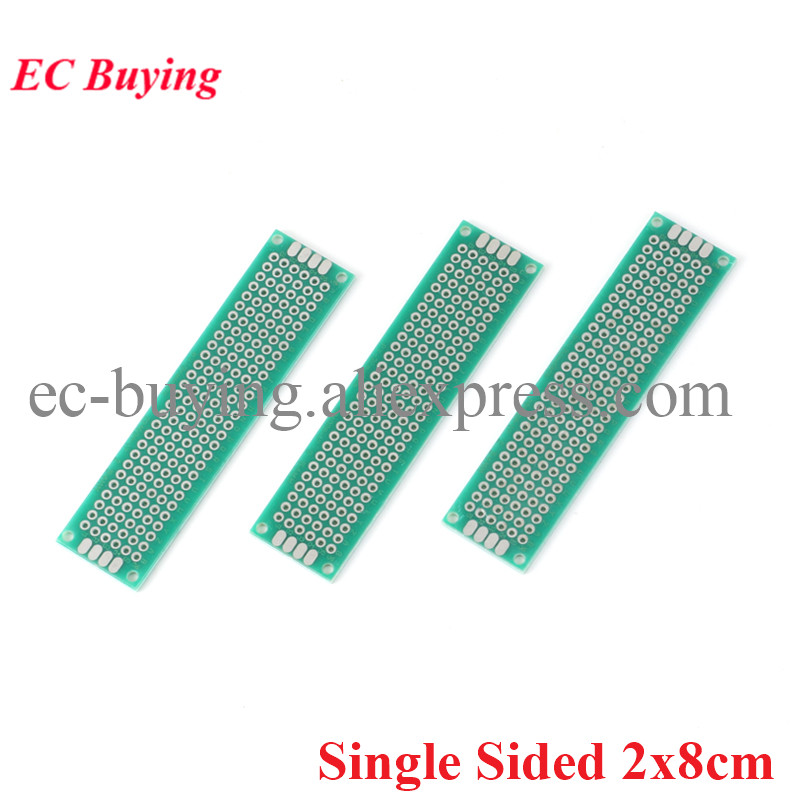 10 ชิ้น/ล็อต 2x8 ซม.ด้านเดียวท - Pcb Prototyping Board บทวิจารณ์และราคา