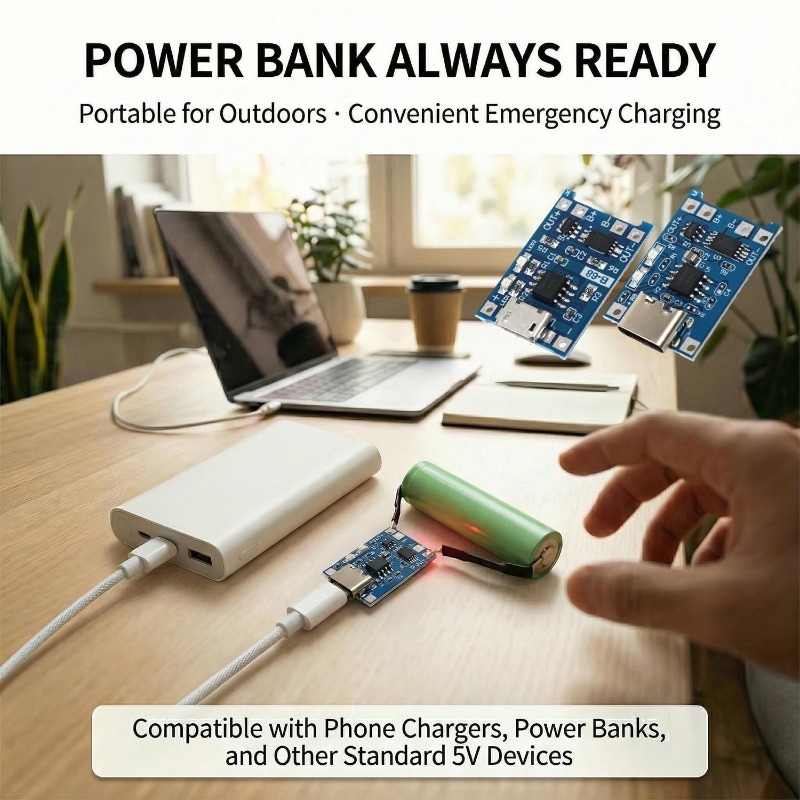 5V 3A ไมโคร/Type-c/มินิ 18650  - Li Ion Charger Module บทวิจารณ์และราคา