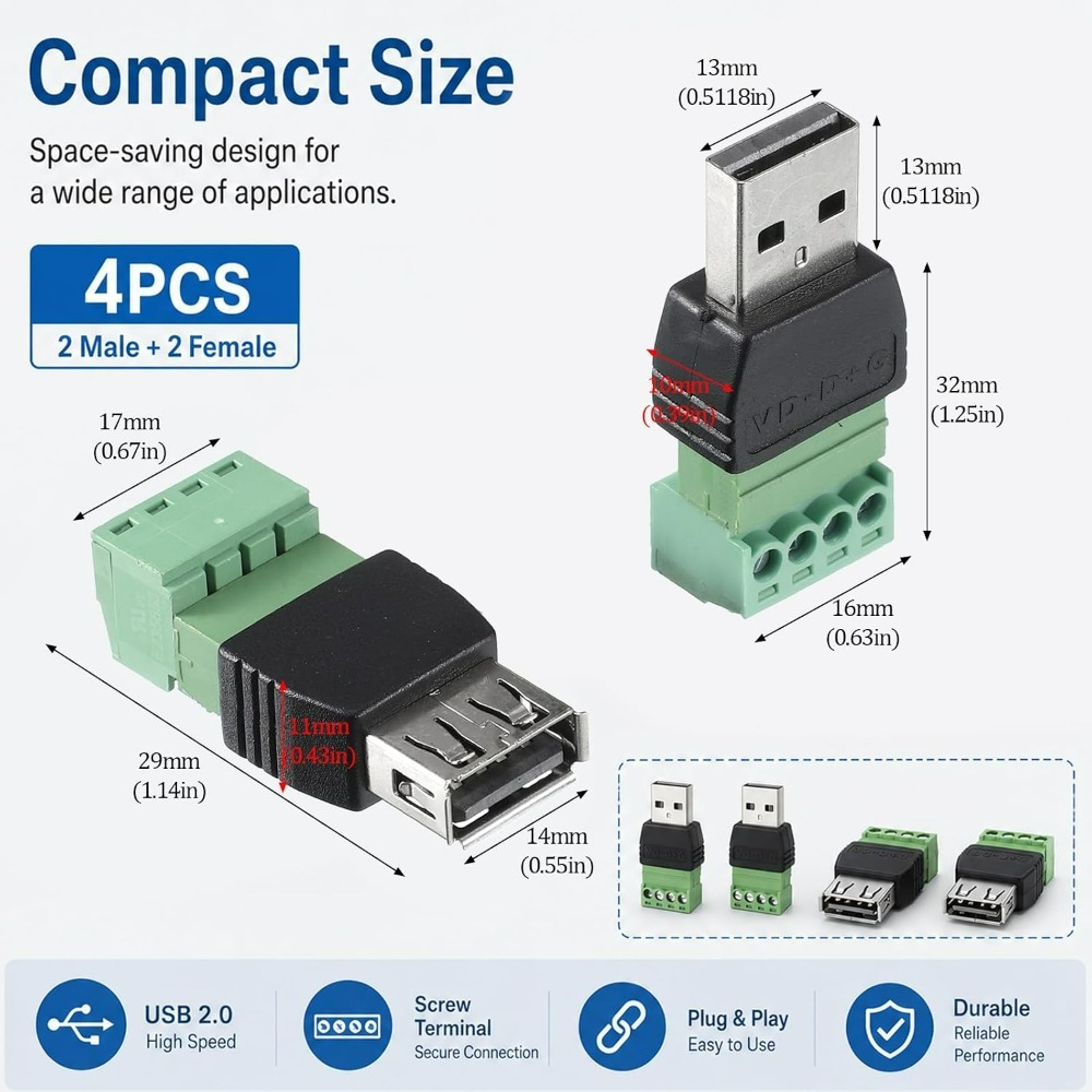 บล็อกขั้วต่อแบบสกรู 4 ขา สำหรั - Screw Terminal Block บทวิจารณ์และราคา