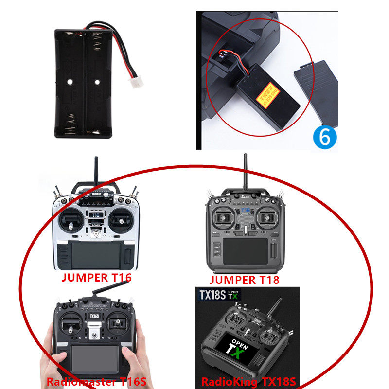 18650 แบตเตอรี่ช่องสําหรับ Rad - Antenna 2.4Ghz บทวิจารณ์และราคา