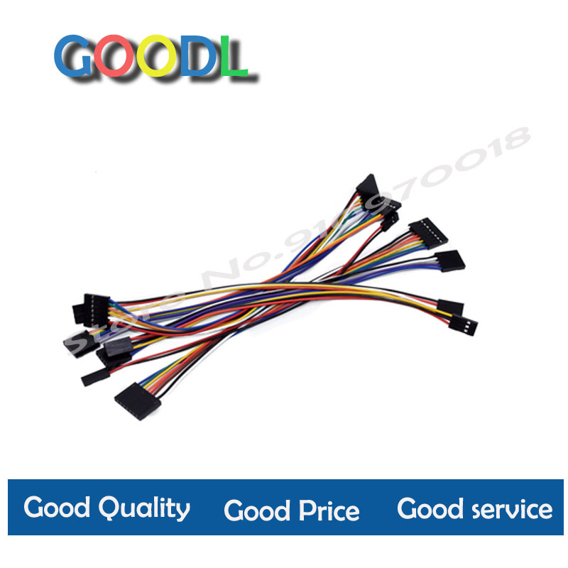 5PCS 2.54 มม.2.54 dupont ลวดหญ - Jumper Wire Kit บทวิจารณ์และราคา