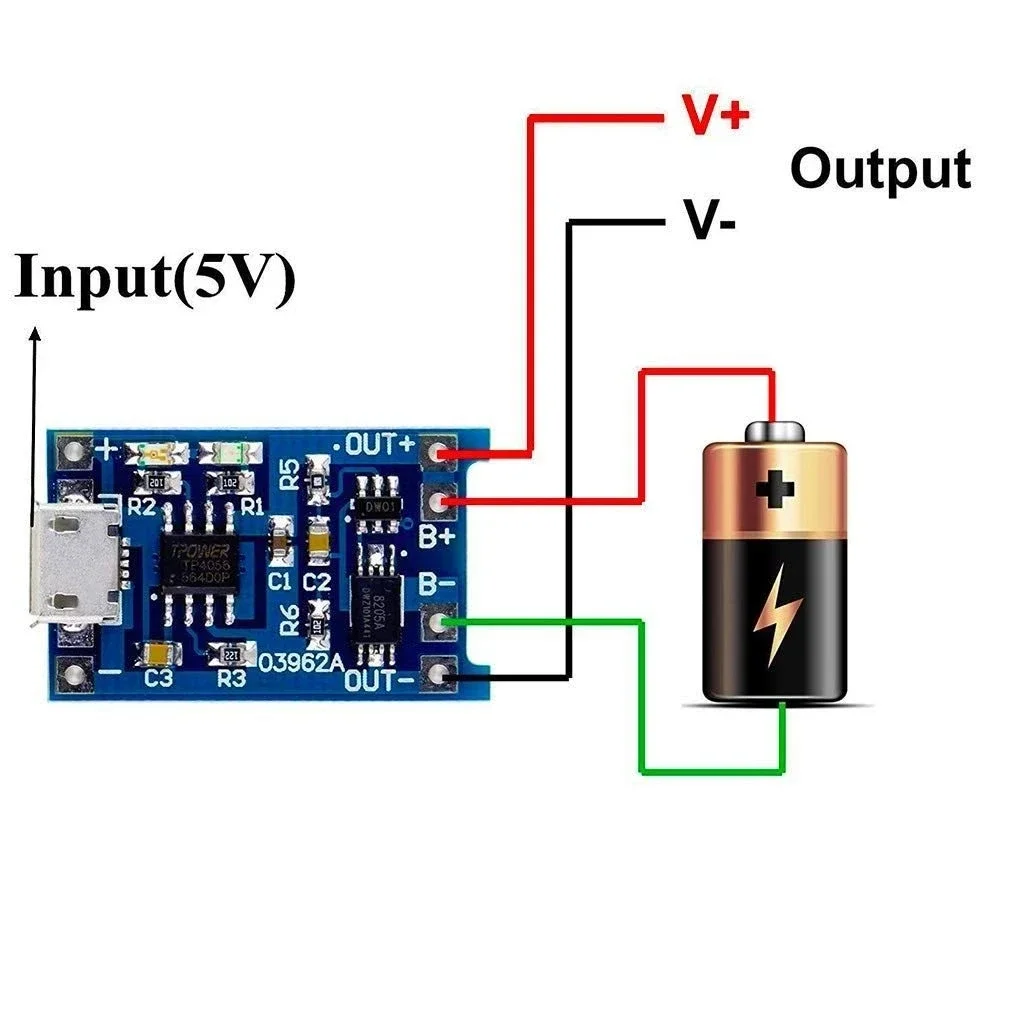 1-20 ชิ้น โมดูลชาร์จแบตเตอรี่ล - Li Ion Charger Module บทวิจารณ์และราคา