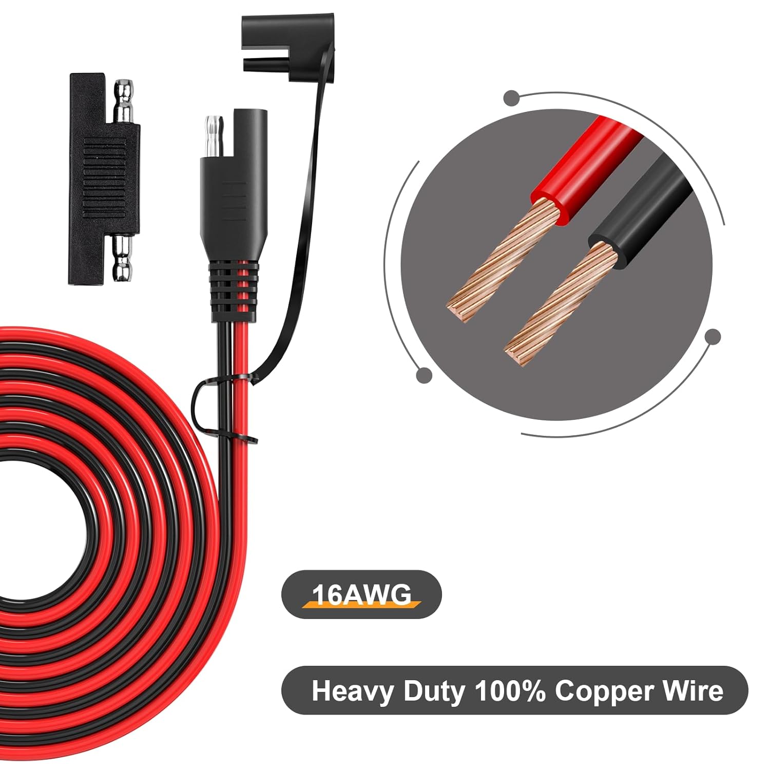 JMUYTOP 16AWG SAE สายต่อขยาย ข - Ipex Connector บทวิจารณ์และราคา