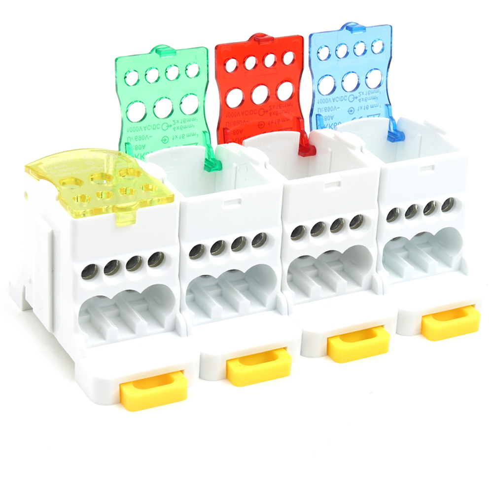 1 ใน 6 out Rail ประเภท Quick ส - Screw Terminal Block บทวิจารณ์และราคา