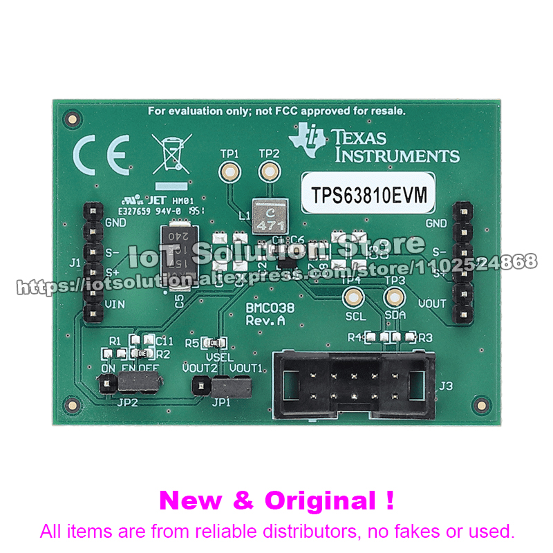 TPS63810EVM TPS63810 high-effi - Boost Converter บทวิจารณ์และราคา